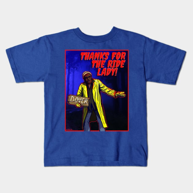 THANKS FOR THE RIDE LADY!  - Creepshow 2 Kids T-Shirt by HalHefner